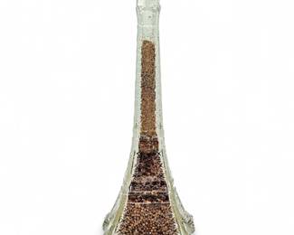 Molded Glass Eiffel Tower Spice Bottle