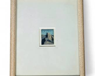 Cynthia Charters 1988 Thumbnail Study Of Half Dome