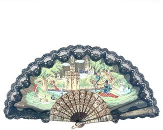 Vintage Seville Souvenir Hand Fan