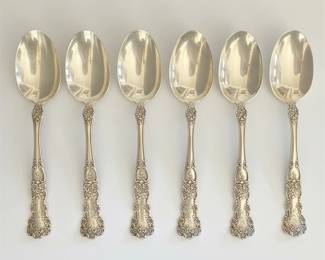 Lot of Six Gorham Sterling Silver Spoons – Buttercup Pattern