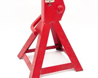 Vintage Red Jack Stand Base