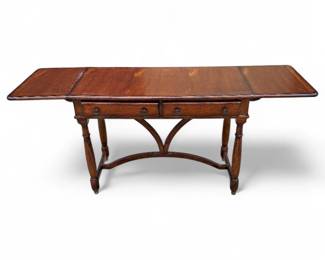 Regency-Style Drop-Leaf Sofa Table