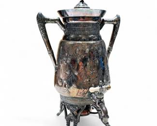 Quadruple Plate Samovar Urn Server