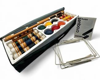 Vintage Croquet Set for Six Players