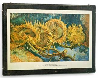 Framed Print Of Vincent Van Gogh's "Four Withered Sunflowers"