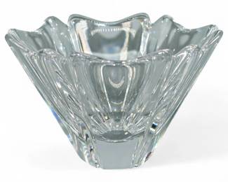 Orrefors Sweden Crystal Orien Bowl By Lars Hellsten