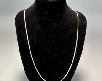 Silver Tone Snake Chain