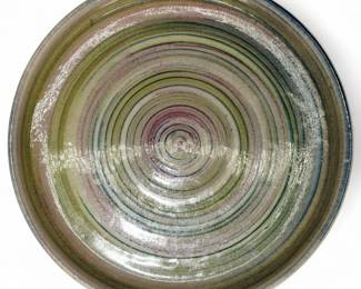 Mobach Circular Spiral Ceramic Plate