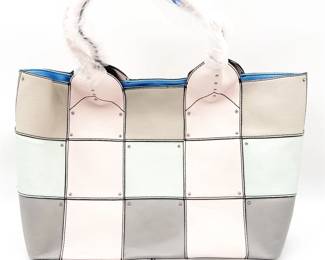 Oryany Patchwork Leather Tote Bag