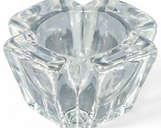 Orrefors Sweden Crystal "Max" Votive Candle Holder