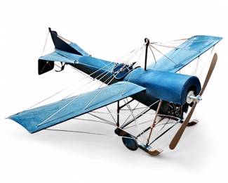 Vintage Pottery Barn Metal 1912 Blackburn Monoplane Model