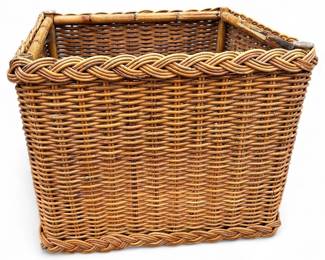 Square Woven Rattan Storage Basket