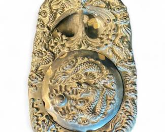 Chinese Carved Dragon Inkstone