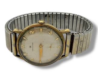 Vintage 10k Rolled Gold Plated Men's Hamilton Wristwatch