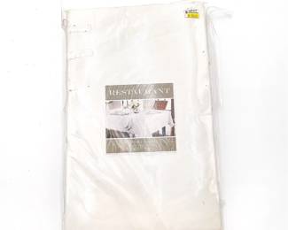 Restaurant Stain Resistant 100% Cotton Tablecloth