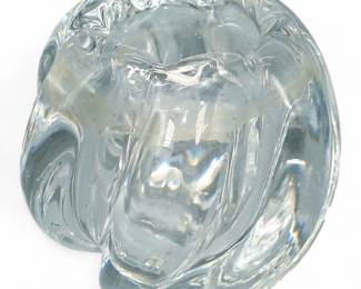 Orrefors Sweden Crystal Vase Designed By Edvin Ohrstrom