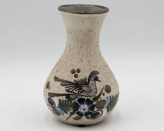 Tonala Mexico Signed Pottery Vase