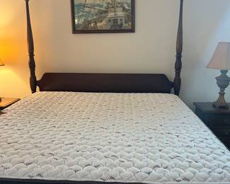 Kng bed with excellent mattress $450