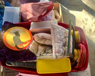 Tons of stuff still in boxes