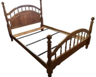 Wooden Headboard, Footboard, Bed Frame