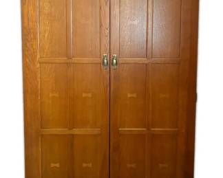 Large Wooden Cabinet Desk