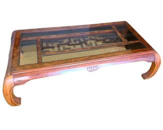 Five Pc Glass Top Coffee Table