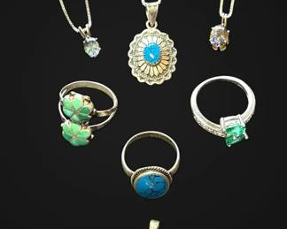 Sterling Silver Turquoise Jewelry
