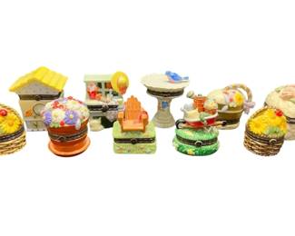 Garden Themed Trinket Boxes