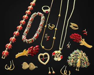 Red Gold Costume Jewelry