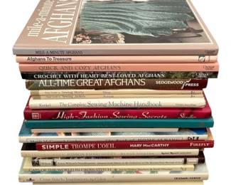 Books on Needlepoint, CrossStitch, Sewing,  More