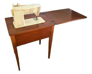 Singer Sewing Machine In Table