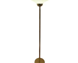 Art Deco Floor lamp W Fanned Shade