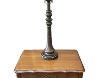 Permacraft Wooden Side Table Lamp