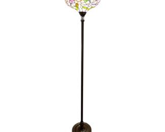 68.5In Tall Tiffany Style Stain Glass Lamp
