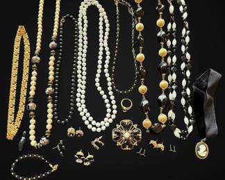Black Gold Costume Jewelry