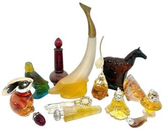 Avon Perfume Bottles Snow Bunny, Butterfly, Fairytale Frog,  More