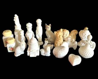 Milk Glass More Vintage Perfume Bottles Mostly Avon