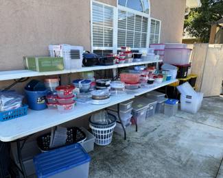 Storage bins, food storage