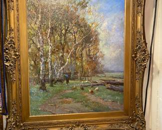 William Hendrik Eickelberg 1845 to 1920 oil on canvas.