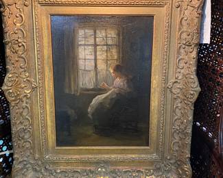 Josef Israel’s 1824 to 1911 oil on board