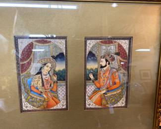 Fabulous hand, painted with rubies and emeralds