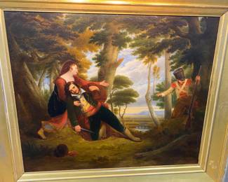 William Rickarby Miller 1818- 1883 oil on canvas signed and dated 1846