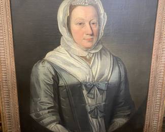 Portrait of Elizabeth Walsh Artist, possibly Thomas Sully 1783 to 1872 Royal on canvas