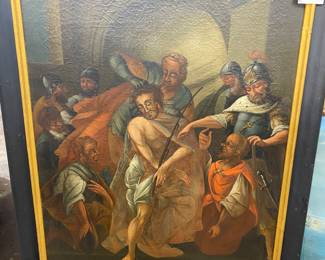 1900s German oil on canvas