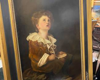Sir John Everett Millais oil on canvas signed