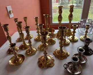 Baldwin brass candlesticks