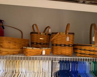 More Longaberger baskets and other Nantucket Baskets too