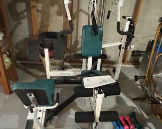 Pacific Fitness Zuma weight training gym  in great working condition