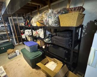 lots of items for sale - luggage