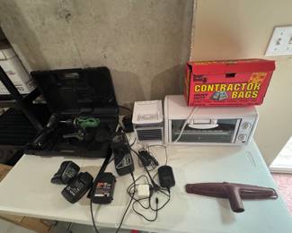 Toaster oven & drills